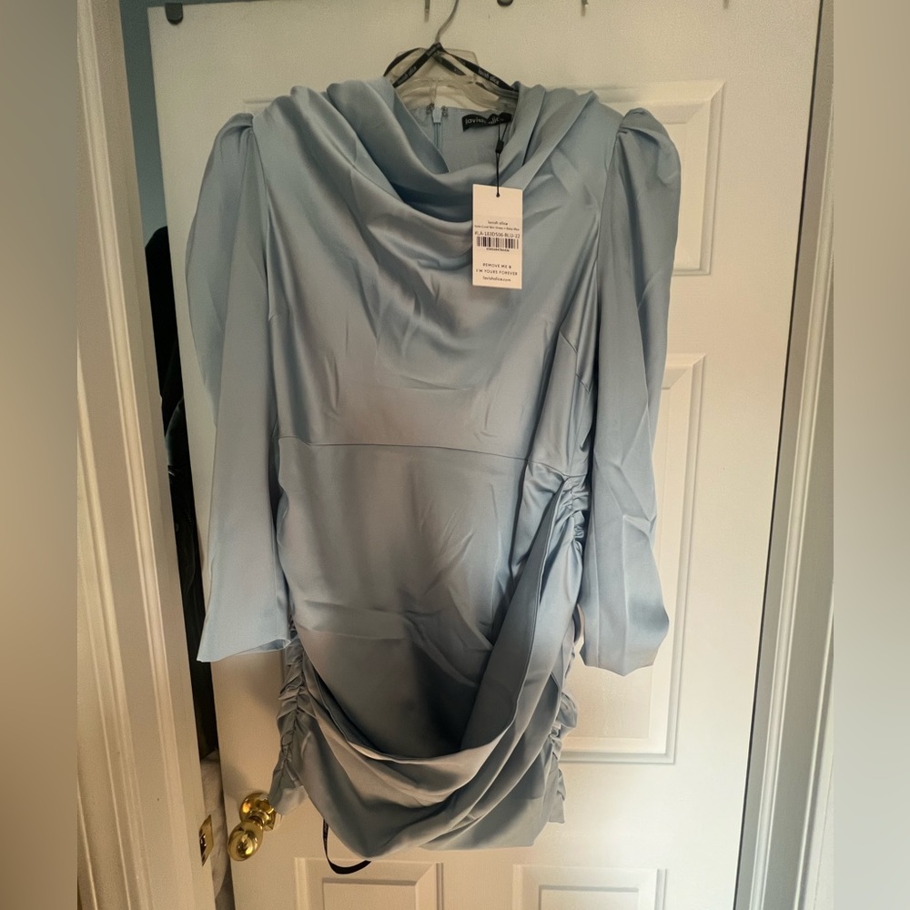 Light blue mini dress